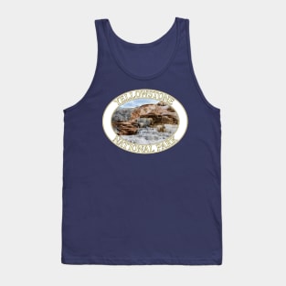 Mammoth Springs at Yellowstone National Park in Wyoming Tank Top